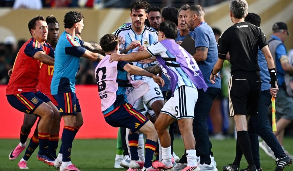 FIFA charges Argentina after World Cup final brawl with Spain