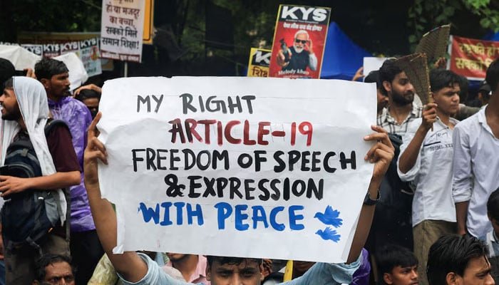 Indian student says 'Pakistani agent' label used to silence dissent amid protests