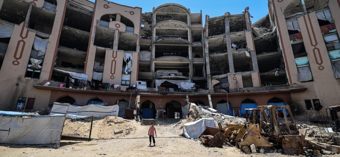Students and staff work to bring Islamic University of Gaza back to life