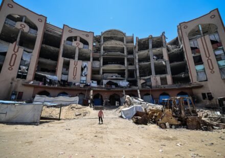 Students and staff work to bring Islamic University of Gaza back to life