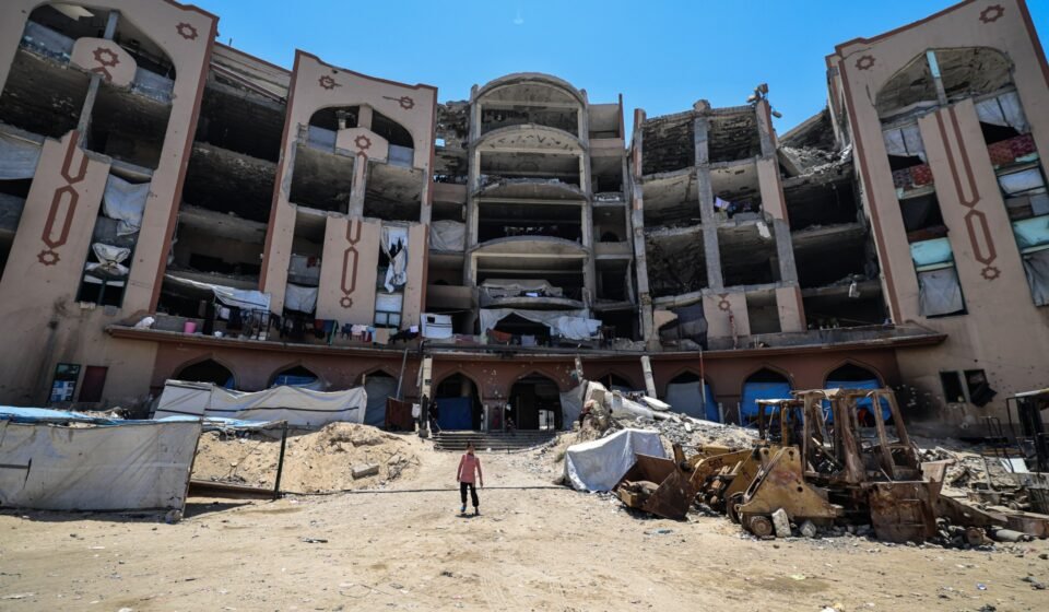 Students and staff work to bring Islamic University of Gaza back to life
